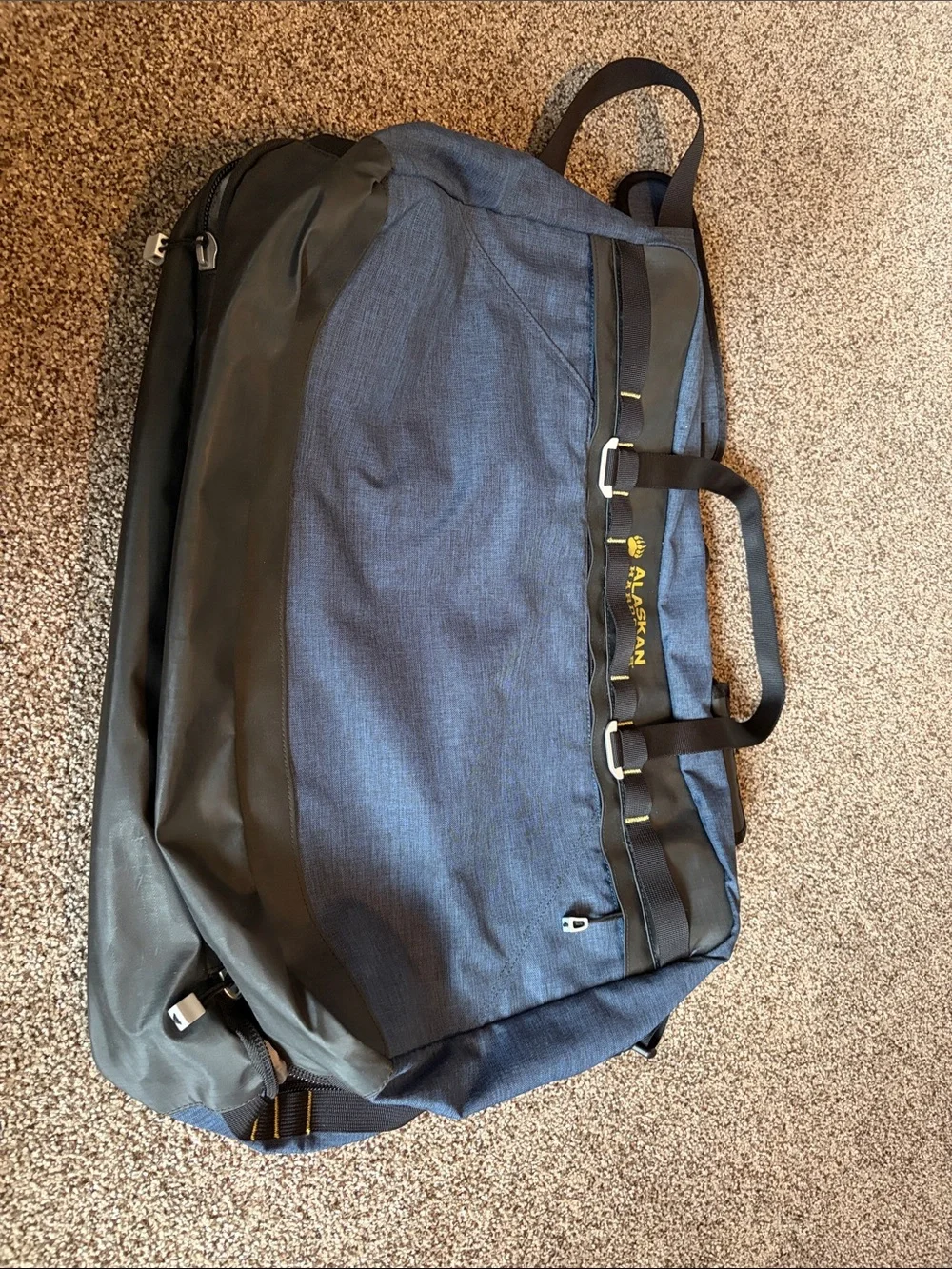Alaskan Hardgear Navy and Black Men's Duffel Bag